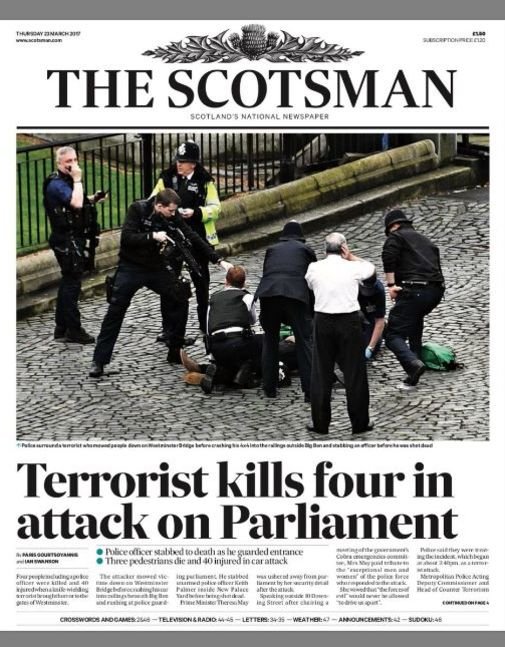 «Χτύπημα στη δημοκρατία» -Ο βρετανικός Τύπος συγκλονισμένος από το μακελειό [εικόνες] | iefimerida.gr 10