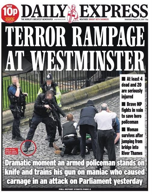 «Χτύπημα στη δημοκρατία» -Ο βρετανικός Τύπος συγκλονισμένος από το μακελειό [εικόνες] | iefimerida.gr 11