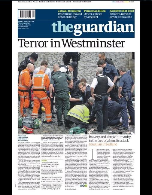 «Χτύπημα στη δημοκρατία» -Ο βρετανικός Τύπος συγκλονισμένος από το μακελειό [εικόνες] | iefimerida.gr 0