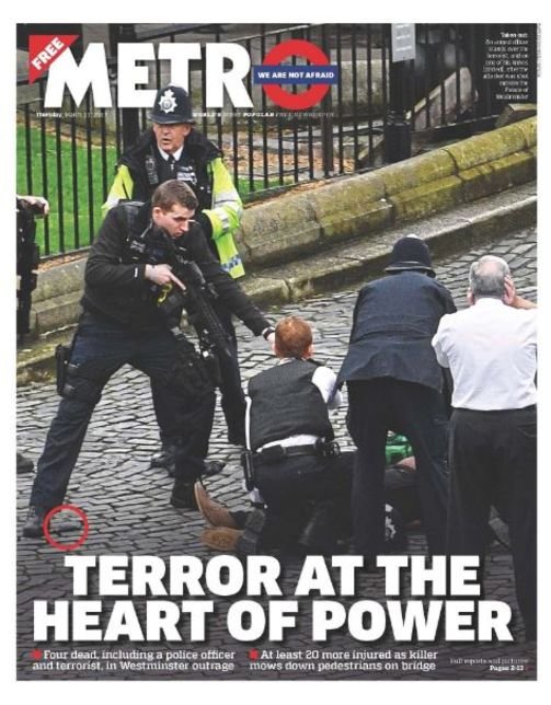 «Χτύπημα στη δημοκρατία» -Ο βρετανικός Τύπος συγκλονισμένος από το μακελειό [εικόνες] | iefimerida.gr 6