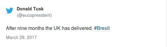 Το Brexit ξεκίνησε και επίσημα -Ο Τουσκ παρέλαβε την επιστολή της Μέι | iefimerida.gr 0