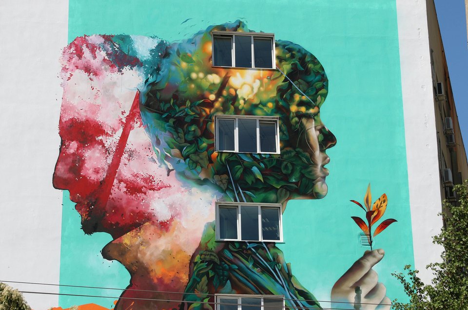 Συγκινεί το 500 τ.μ. γκράφιτι στην πρόσοψη του ΑΧΕΠΑ υπέρ της δωρεάς οργάνων [εικόνες]  | iefimerida.gr 0