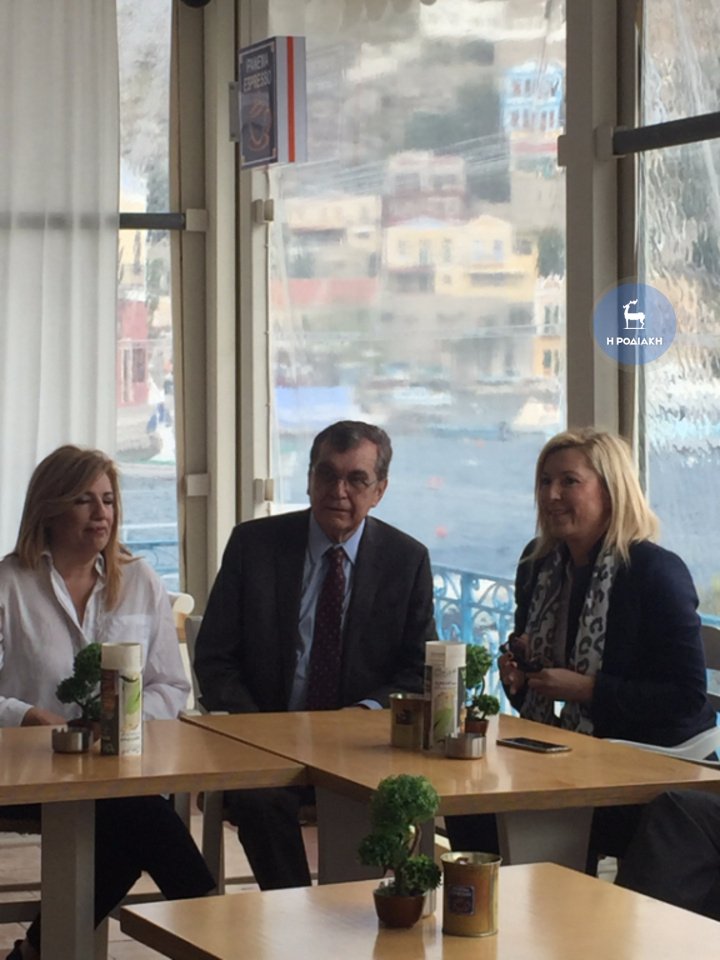 Στη Σύμη η Φώφη Γεννηματά - Κατέθεσε στεφάνι στο μνημείο του πατέρα της [εικόνες] | iefimerida.gr 4