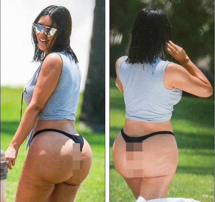 Η γυμνή αλήθεια της Κιμ Καρντάσιαν -Με στρινγκ μπικίνι χωρίς κανένα ρετούς [εικόνες] | iefimerida.gr 0