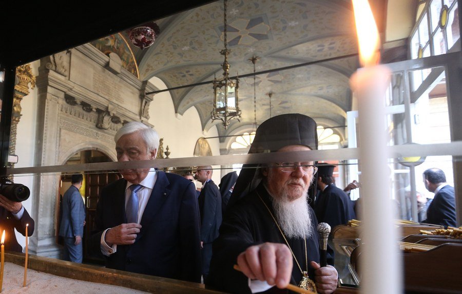 Ιστορική επίσκεψη Παυλόπουλου στο Οικουμενικό Πατριαρχείο [εικόνες]  | iefimerida.gr 1