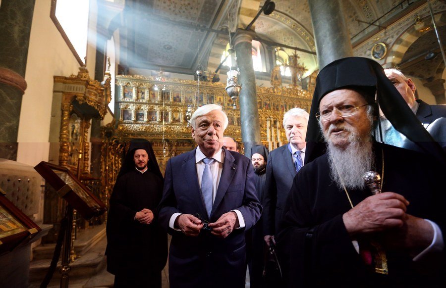 Ιστορική επίσκεψη Παυλόπουλου στο Οικουμενικό Πατριαρχείο [εικόνες]  | iefimerida.gr 2