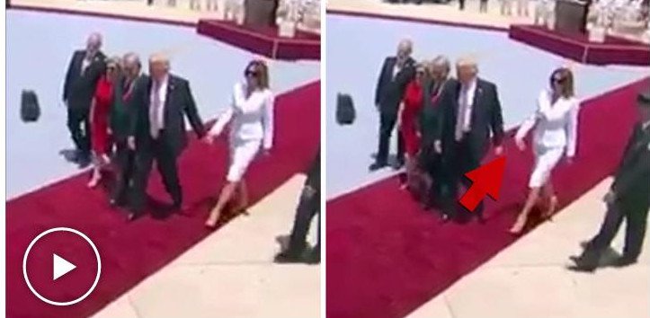 Ο Τραμπ πήγε να πιάσει το χέρι της Μελάνια και εκείνη τον χτύπησε! [βίντεο] | iefimerida.gr 0