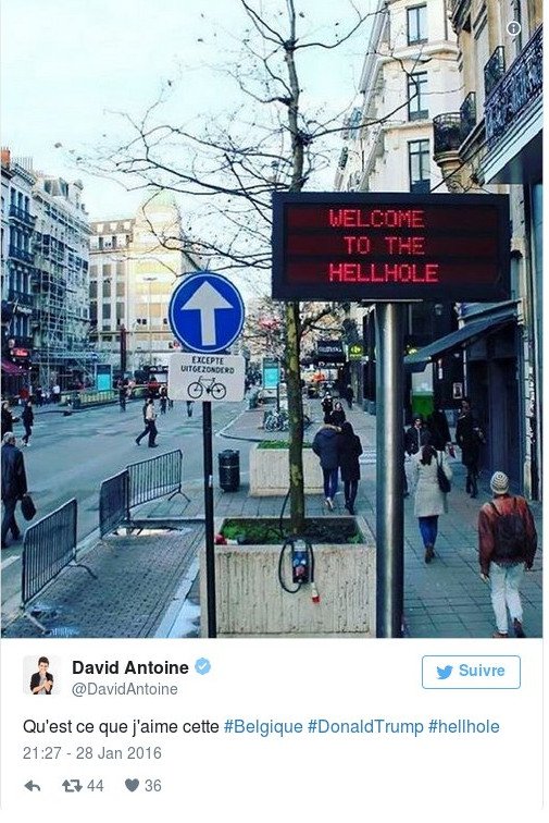 Πώς είδαν οι Βέλγοι τον Τραμπ -Τους είχε αποκαλέσει «ποντικότρυπα» [εικόνες] | iefimerida.gr 1