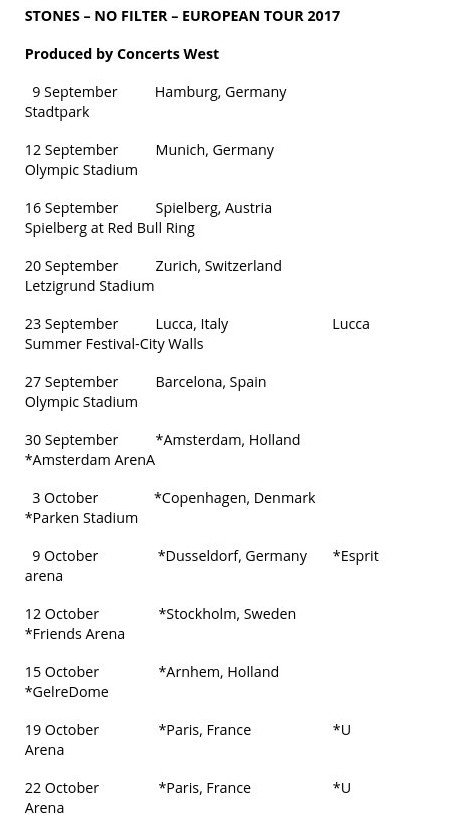 Οι Rolling Stones σε περιοδεία στην Ευρώπη! Αύριο ξεκινά η προπώληση [πρόγραμμα]  | iefimerida.gr 0