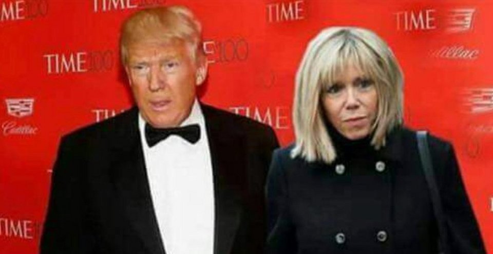 Viral: Σε ένα παράλληλο σύμπαν, ο Μακρόν θα ήταν με την Μελάνια και ο Τραμπ με τη Μπριζίτ [εικόνες] | iefimerida.gr 0