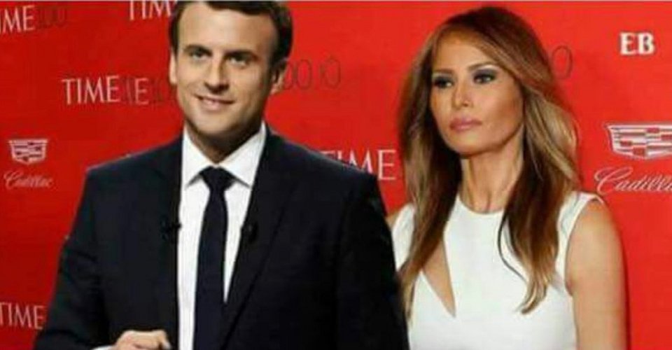 Viral: Σε ένα παράλληλο σύμπαν, ο Μακρόν θα ήταν με την Μελάνια και ο Τραμπ με τη Μπριζίτ [εικόνες] | iefimerida.gr 1