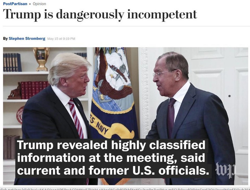 Washington Post: Ο Τραμπ είναι επικίνδυνα ανίκανος -Ωρα για πρόταση μομφής εναντίον του! | iefimerida.gr 0