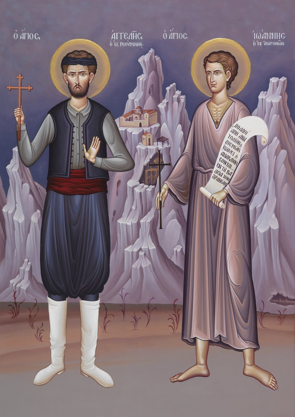 Οι υπέροχες αγιογραφίες του Τσοτσώνη -Σε Ιεροσόλυμα, Μετέωρα και δημαρχείο Αθήνας [εικόνες] | iefimerida.gr 6