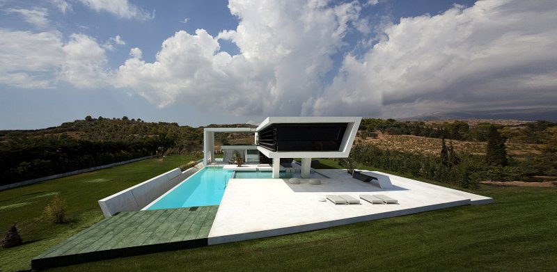 Αυτό το απίστευτο σπίτι βρίσκεται στην Αθήνα -Μοιάζει να αναδύεται από το νερό, σαν ιπτάμενο δελφίνι [εικόνες] | iefimerida.gr 1