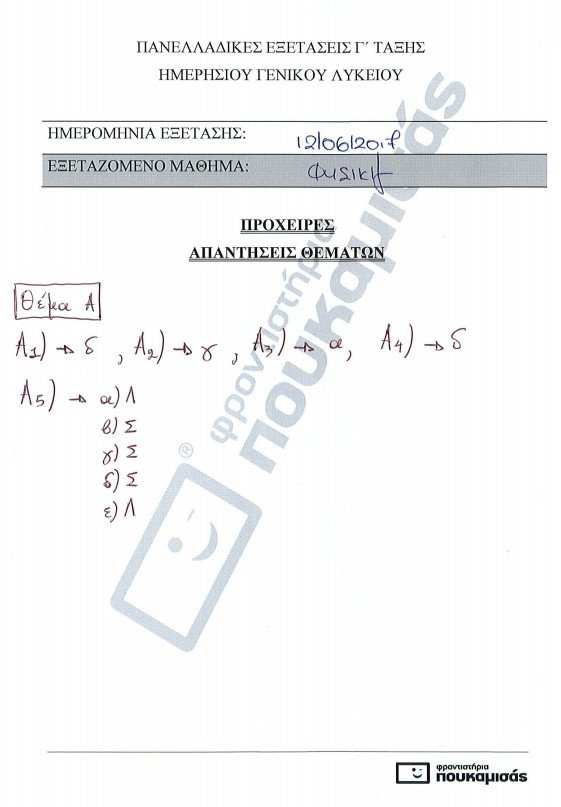 Πανελλήνιες 2017: Οι απαντήσεις σε Ιστορία, Φυσική και Ανάπτυξη Εφαρμογών [pdf] | iefimerida.gr 5
