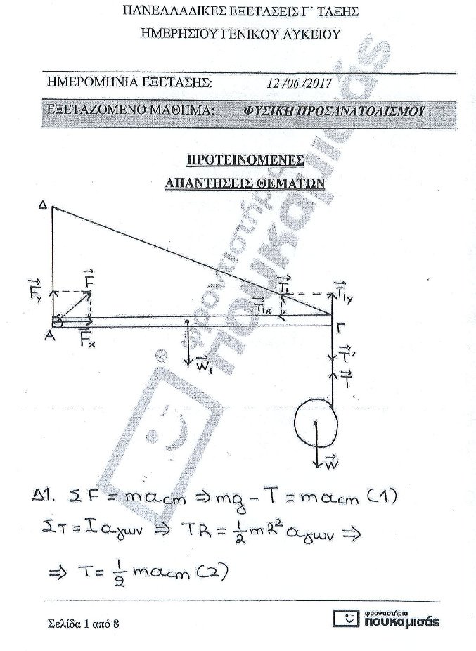 Πανελλήνιες 2017: Οι απαντήσεις σε Ιστορία, Φυσική και Ανάπτυξη Εφαρμογών [pdf] | iefimerida.gr 12