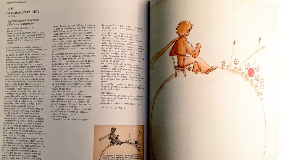 Δυο ζωγραφιές του Εξιπερί για τον Μικρό Πρίγκιπα πουλήθηκαν για 500.000 ευρώ! [εικόνες]  | iefimerida.gr 0