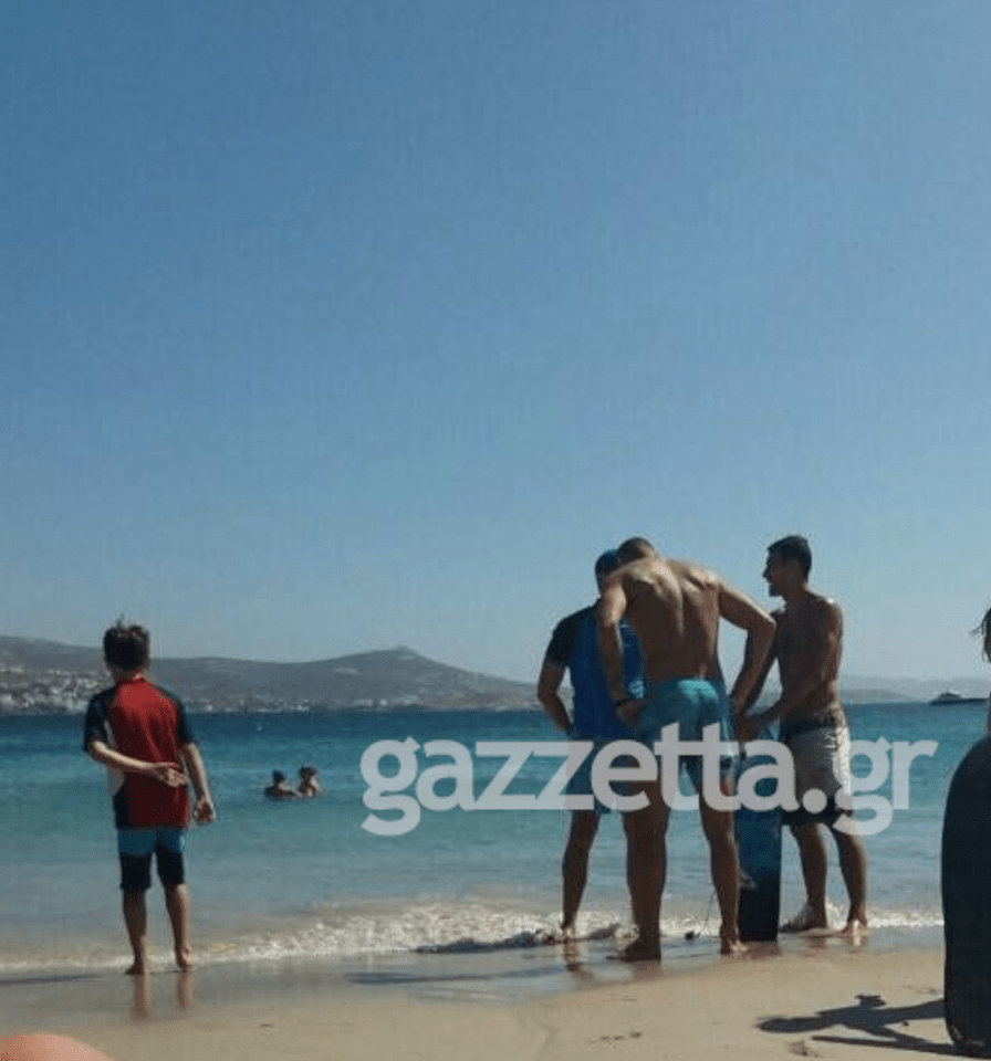 Διαμαντίδης, Σπανούλης και Ζήσης μαζί για μπάνιο στην Πάρο [εικόνες] | iefimerida.gr 0