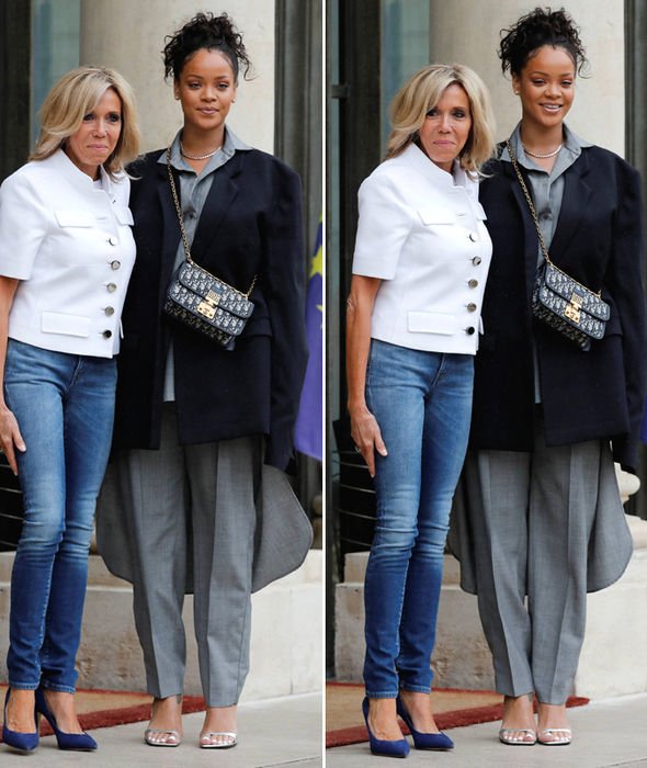 Θύελλα γιατί η Μπριζίτ Μακρόν φόρεσε τζιν στο Προεδρικό -«Μήπως είναι η θυρωρός;» [εικόνες] | iefimerida.gr 3