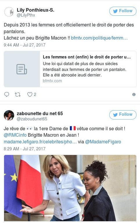 Θύελλα γιατί η Μπριζίτ Μακρόν φόρεσε τζιν στο Προεδρικό -«Μήπως είναι η θυρωρός;» [εικόνες] | iefimerida.gr 6