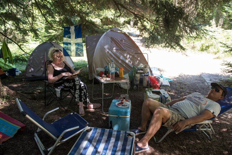 Απίστευτες εικόνες από τη σύναξη των δωδεκαθεϊστών στους πρόποδες του Ολύμπου -Χλαμύδες με σπορτέξ, περικεφαλαίες, δάδες [εικόνες] | iefimerida.gr 13