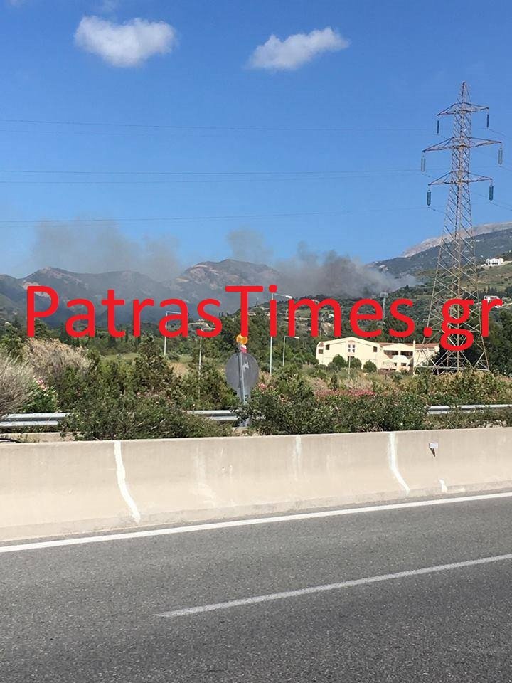 Φωτιά στο Καστρίτσι Πάτρας -Εκτός κινδύνου οι χώροι του Πανεπιστημίου και κατοικημένες περιοχές [εικόνες&βίντεο] | iefimerida.gr 1