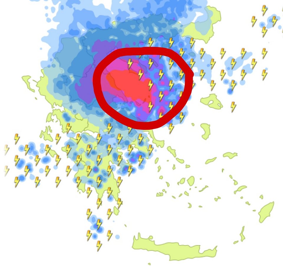 Καλλιάνος για αλλαγή καιρού: Θα πέσουν εκατοντάδες κεραυνοί -Ποιες περιοχές θα πλήξουν οι ισχυρές καταιγίδες [χάρτες] | iefimerida.gr 3