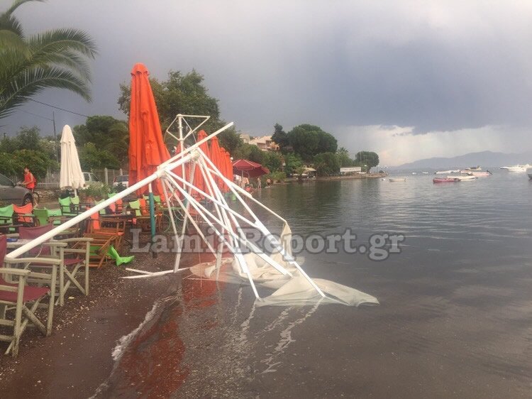 Καταστροφές από την κακοκαιρία σε Φθιώτιδα και Χίο -Χαλάζι και θυελλώδεις άνεμοι [εικόνες & βίντεο] | iefimerida.gr 0