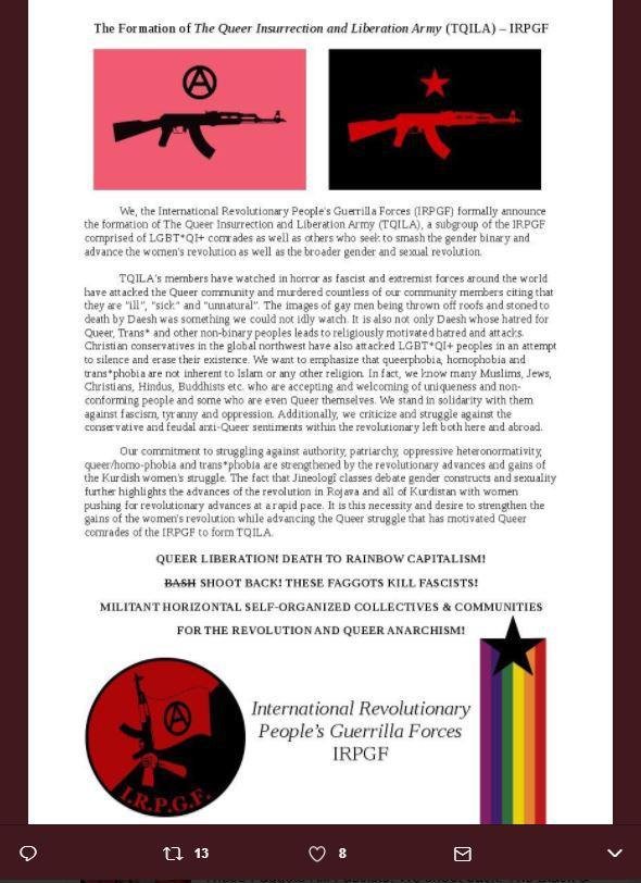 Τάγμα αναρχικών γκέι πολεμά τους τζιχαντιστές στη Συρία [εικόνες]  | iefimerida.gr 1