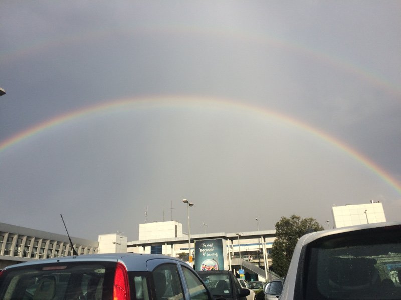 Μετά την καταιγίδα που σάρωσε την Αττική βγήκε το ουράνιο τόξο [εικόνες] | iefimerida.gr 2