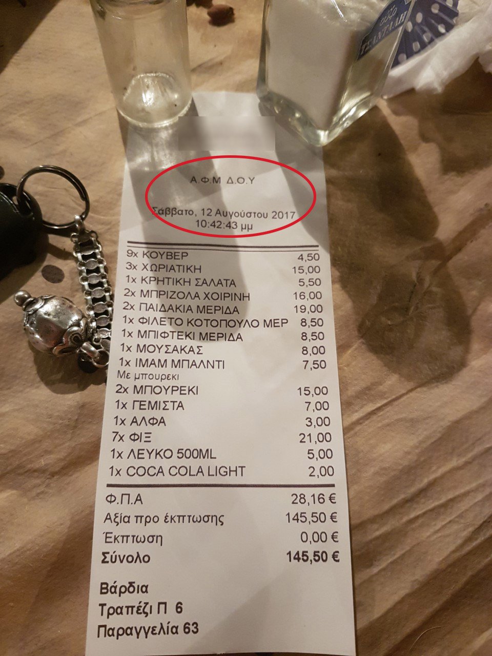 Απόδειξη χωρίς ΑΦΜ -Αυτό είναι το νέο κόλπο των φοροφυγάδων για να κλέβουν [εικόνα] | iefimerida.gr 0