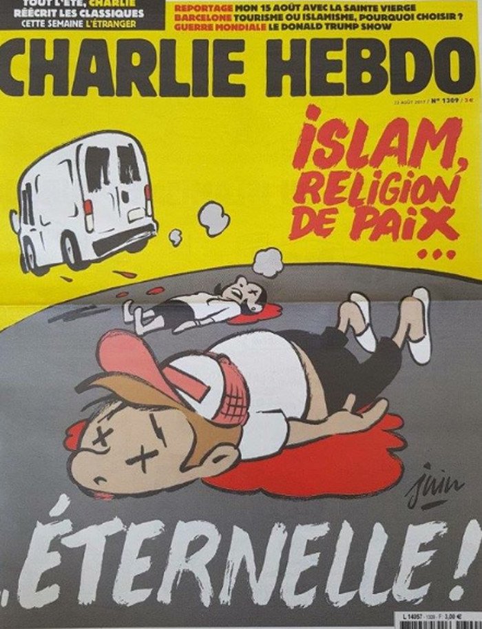 Charlie Hebdo, μετά την Βαρκελώνη : Ισλάμ, η θρησκεία της ειρήνης....! [εικόνα] | iefimerida.gr 0
