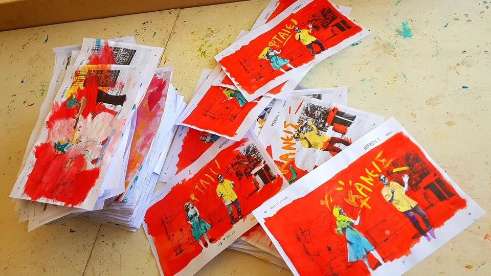 Για το νέο βίντεο των Imam Baildi ζωγράφισαν στο χέρι 880 φωτογραφίες [εικόνες & βίντεο]  | iefimerida.gr 4