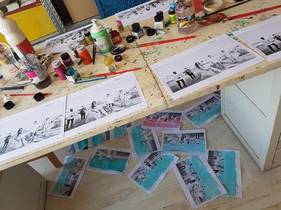 Για το νέο βίντεο των Imam Baildi ζωγράφισαν στο χέρι 880 φωτογραφίες [εικόνες & βίντεο]  | iefimerida.gr 2