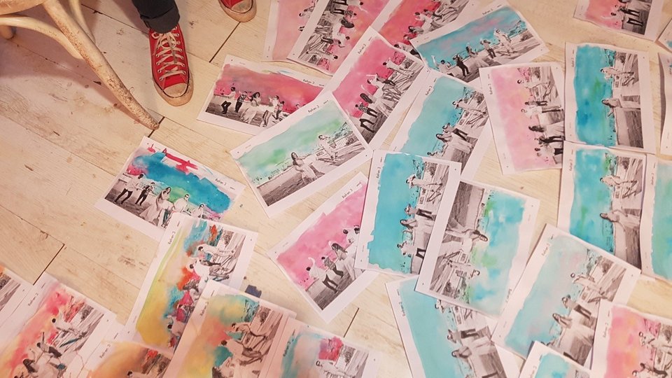 Για το νέο βίντεο των Imam Baildi ζωγράφισαν στο χέρι 880 φωτογραφίες [εικόνες & βίντεο]  | iefimerida.gr 5