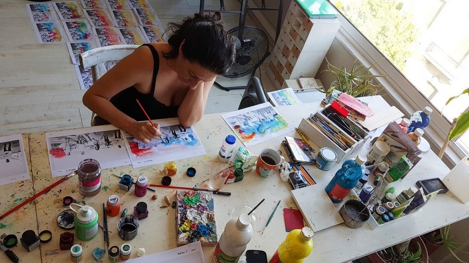 Για το νέο βίντεο των Imam Baildi ζωγράφισαν στο χέρι 880 φωτογραφίες [εικόνες & βίντεο]  | iefimerida.gr 6