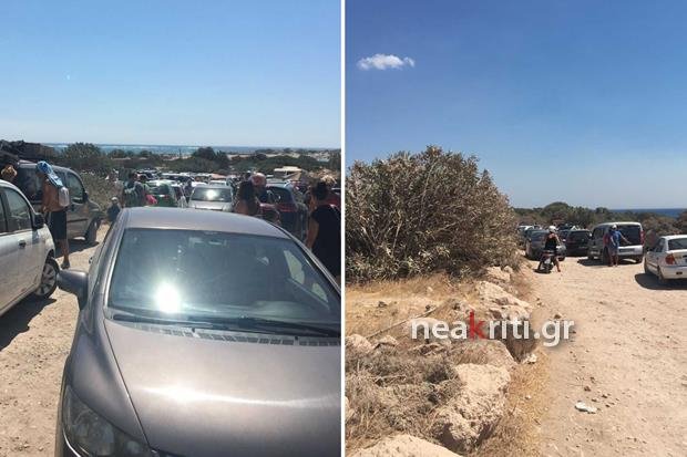 «Βουλιάζει» από τουρίστες το Ελαφονήσι -Ατελείωτες ουρές από αυτοκίνητα και ταλαιπωρία [εικόνες] | iefimerida.gr 0