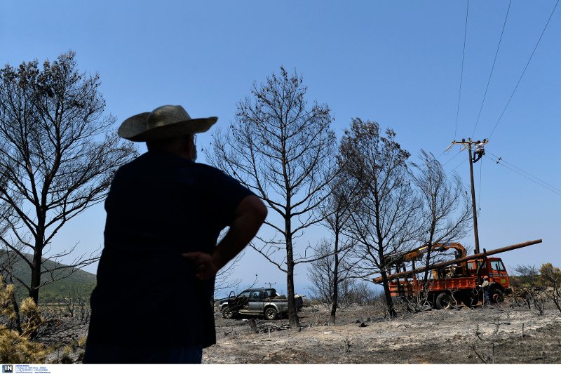Η καταστροφή των Κυθήρων -Η φωτιά έκανε στάχτη 20.000 στρέμματα [εικόνες]  | iefimerida.gr 8