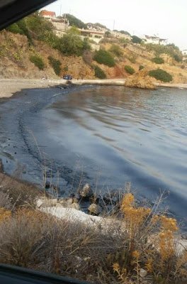 Εικόνες-σοκ: Θάλασσα πίσσας στη Σαλαμίνα μετά τη βύθιση του «Αγία Ζώνη» | iefimerida.gr 5