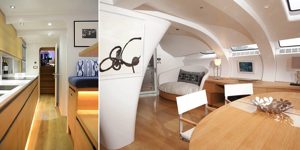 Αφωνοι στην Ψαρού με διαστημικό γιοτ, πλωτό υπερμοντέρνο παλάτι -Είναι «τρι-μαράν», πλοηγείται και μέσω... iPad [εικόνες & βίντεο] | iefimerida.gr 15