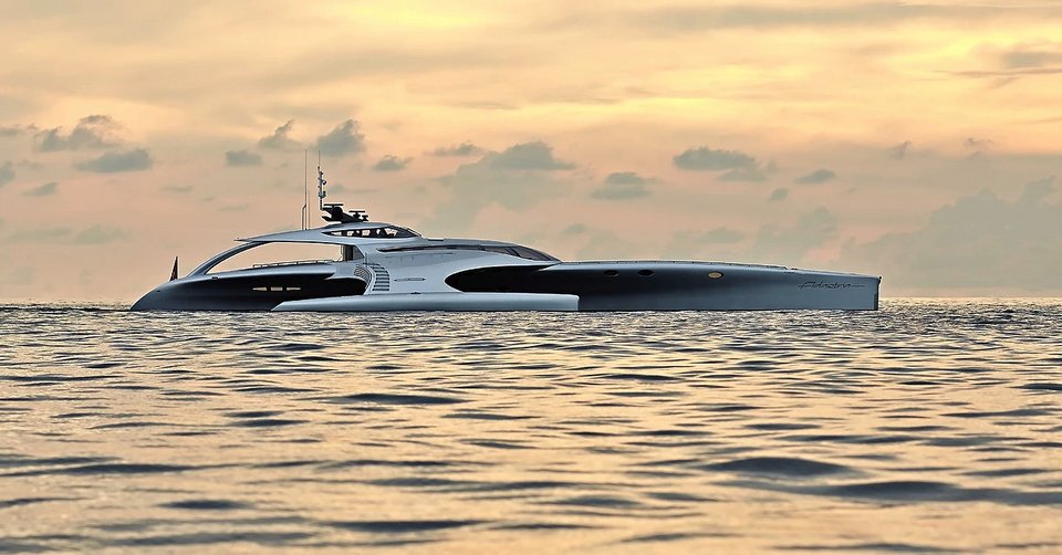 Αφωνοι στην Ψαρού με διαστημικό γιοτ, πλωτό υπερμοντέρνο παλάτι -Είναι «τρι-μαράν», πλοηγείται και μέσω... iPad [εικόνες & βίντεο] | iefimerida.gr 5