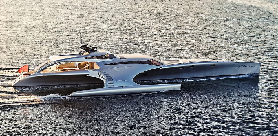 Αφωνοι στην Ψαρού με διαστημικό γιοτ, πλωτό υπερμοντέρνο παλάτι -Είναι «τρι-μαράν», πλοηγείται και μέσω... iPad [εικόνες & βίντεο] | iefimerida.gr 9