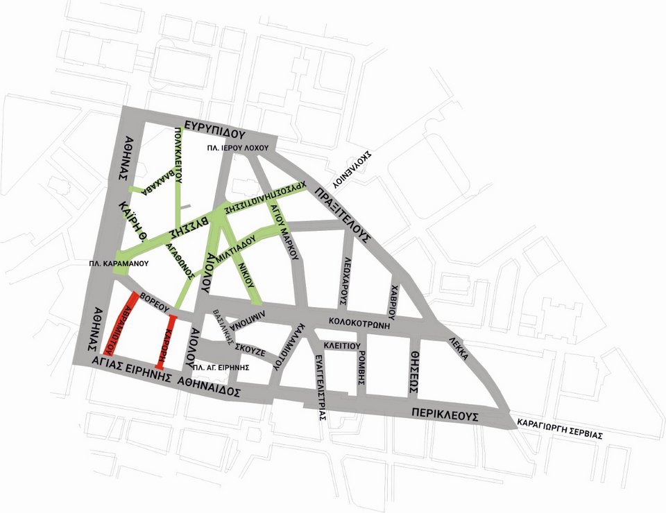 Ακόμα δύο πεζόδρομοι από την Πέμπτη στο εμπορικό τρίγωνο της Αθήνας [χάρτης]  | iefimerida.gr 0