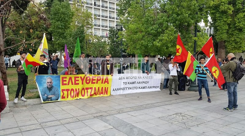 Διαμαρτυρία Κούρδων στην Πλατεία Συντάγματος για το κλείσιμο του camp του Λαυρίου  | iefimerida.gr 2