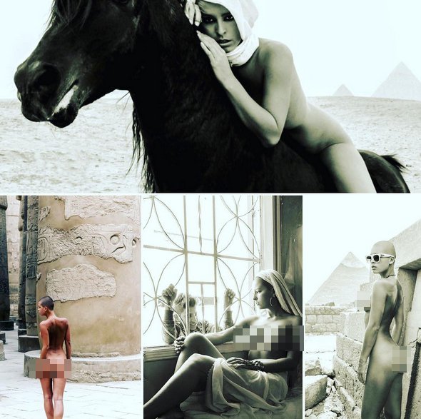 Η εκπληκτική φωτογράφιση γυμνού μοντέλου στις Πυραμίδες που... κατέληξε σε σύλληψη [εικόνες] | iefimerida.gr 1