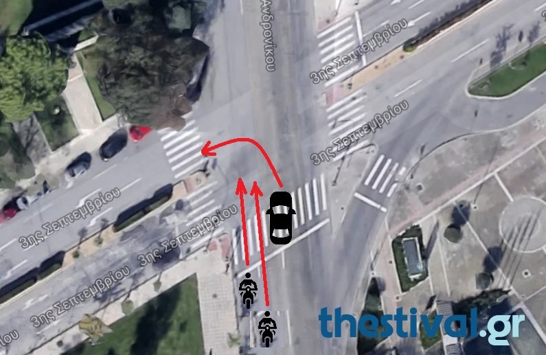 Tραγωδία στη Θεσσαλονίκη: Τροχαίο με 3 νεκρούς μπροστά στο δημαρχείο της πόλης [εικόνα & βίντεο]  | iefimerida.gr 0