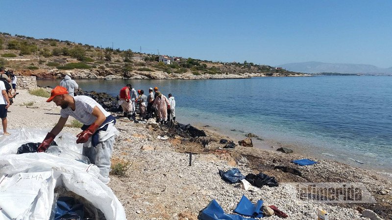 «Μαύρισε» η Σαλαμίνα -Ψαράς κοιτάζει τη βάρκα του και λυγίζει: Πώς θα ζήσω τώρα; [εικόνες] | iefimerida.gr 5