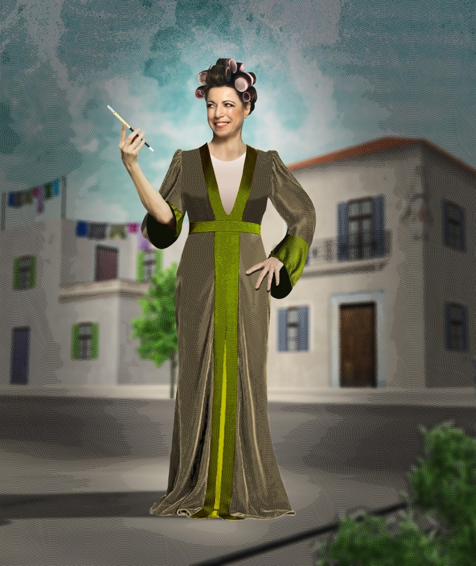 Η Δήμητρα Παπαδοπούλου, ονειροπαρμένη Μαντάμ Σουσού -Μαζί της Κόκλας, Κούρκουλος [εικόνες]  | iefimerida.gr 0