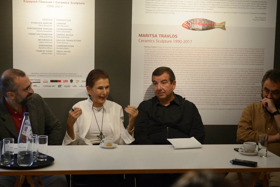 Γλυπτική με πορσελάνη -Στα εγκαίνια της υπέροχης έκθεσης της Μαρίτσας Τραυλού | iefimerida.gr 0