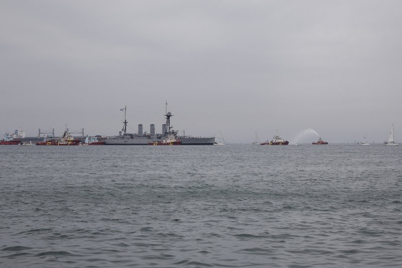 Η υποδοχή του θωρηκτού Αβέρωφ στη Θεσσαλονίκη -Θα παραμείνει εκεί για ένα μήνα [εικόνες & βίντεο] | iefimerida.gr 0